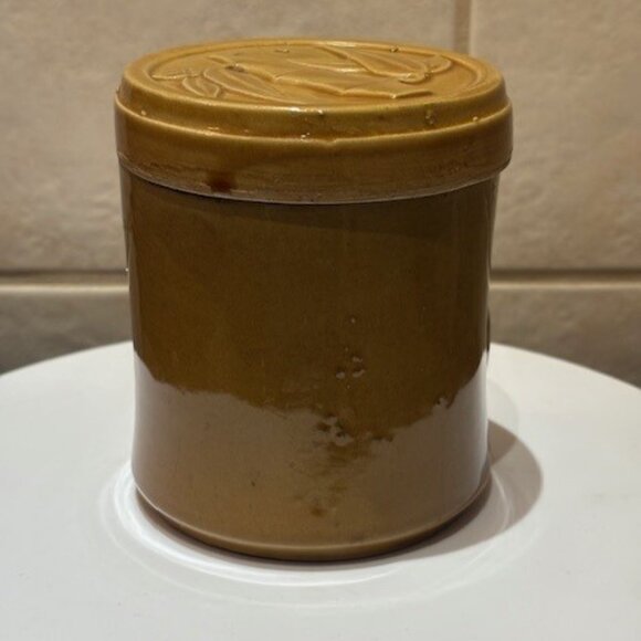 Vintage Sheila Fournier Ceramic Pottery Cannister Panda Bamboo Glazed 4.75" - Picture 4 of 9